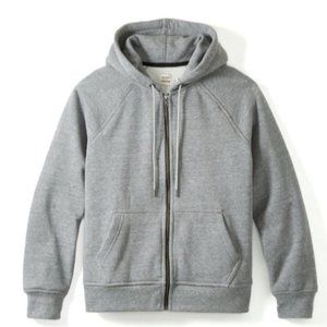Flint and Tinder Mens 10 Year USA Made Full Zip Hoodie Size Medium Gray RARE